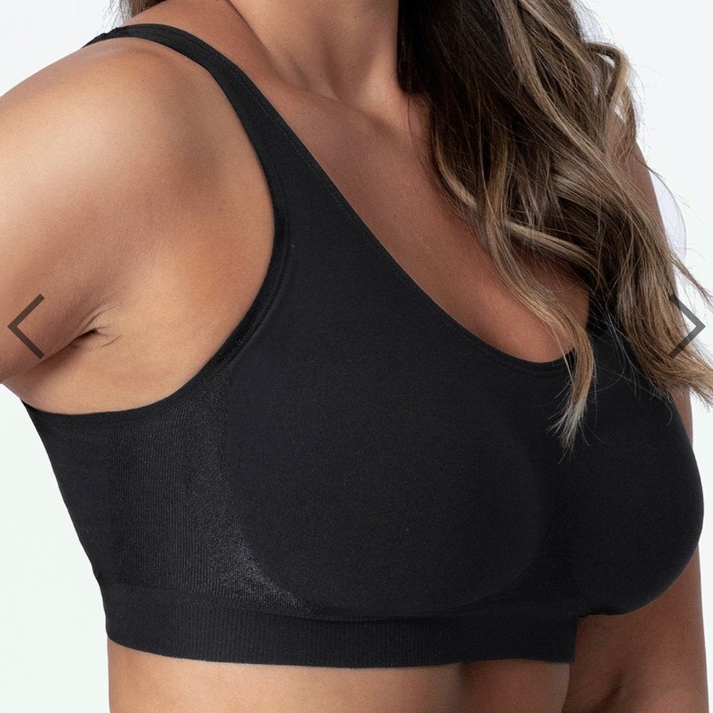 Truekind® Daily Comfort Wireless Shaper Black Bra Size XL